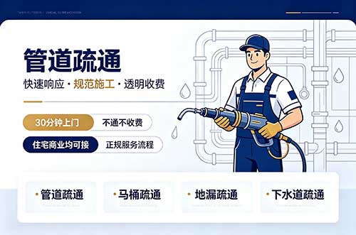龙岩管道疏通
