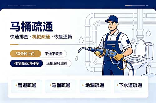 龙岩马桶疏通